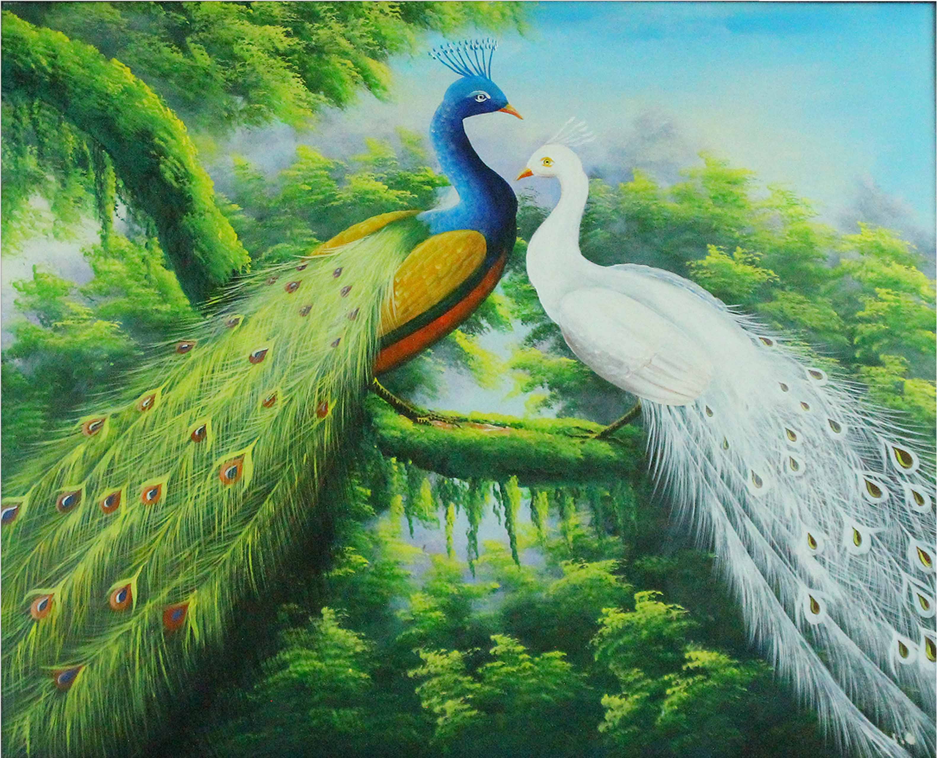 Oil painting about animals - TSD2LHAR